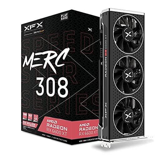 XFX Speedster MERC308 Radeon RX 6600 XT Black