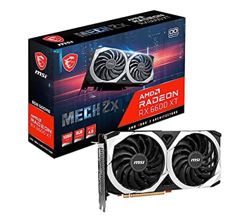 MSI MECH Radeon RX 6600 XT 2X 8G OC AMD 8 GB GDDR6